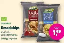 Biomarkt DENNREE Kesselchips Angebot