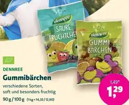 Biomarkt DENNREE Gummibärchen Angebot