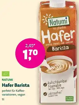 Biomarkt NATUMI Hafer Barista Angebot