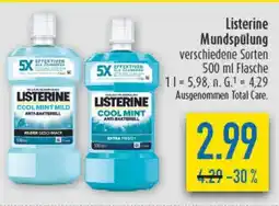 diska Listerine Mundspülung Angebot