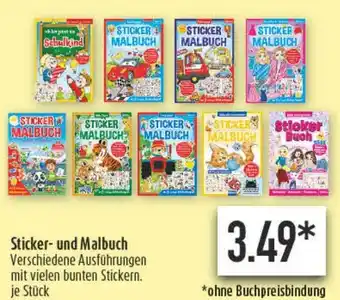 diska Sticker- und Malbuch Angebot