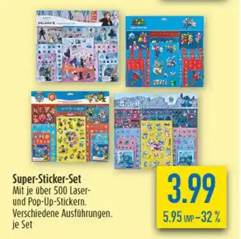 diska Super-Sticker-Set Angebot