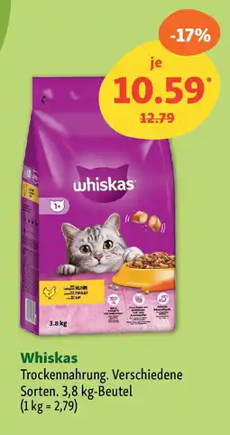 Fressnapf Whiskas Trockennahrung. Angebot