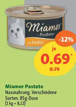 Fressnapf Miamor Pastete Nassnahrung. Angebot