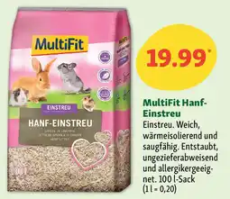 Fressnapf MultiFit Hanf- Einstreu Einstreu. Angebot