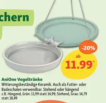 Fressnapf AniOne Vogeltränke Angebot