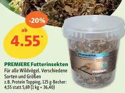 Fressnapf PREMIERE Futterinsekten Angebot
