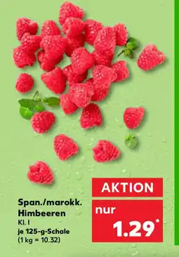 Kaufland Span./marokk. Himbeeren Angebot