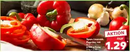 Kaufland Span./marokk. Paprika, rot Angebot