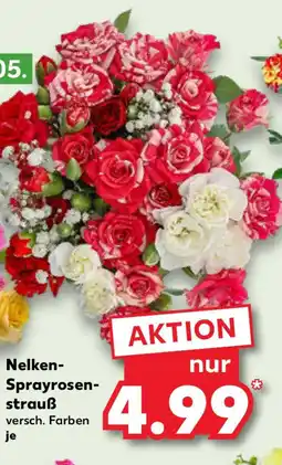 Kaufland Nelken- Sprayrosen- strauß Angebot