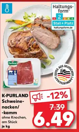Kaufland K-PURLAND Schweine- nacken/ -kamm Angebot