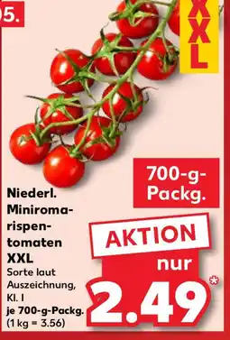 Kaufland Niederl. Miniroma- rispen- tomaten XXL Angebot