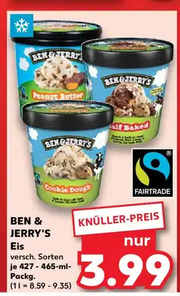 Kaufland BEN & JERRY'S Eis Angebot