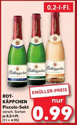 Kaufland ROT- KÄPPCHEN Piccolo-Sekt Angebot