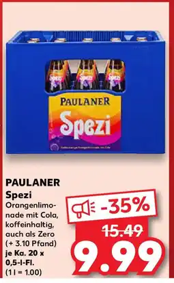 Kaufland PAULANER Spezi Angebot