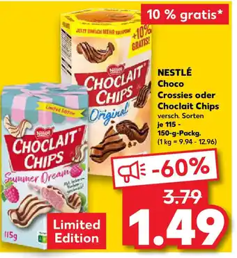 Kaufland NESTLÉ Choco Crossies oder Choclait Chips Angebot