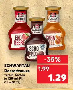 Kaufland SCHWARTAU Dessertsauce Angebot