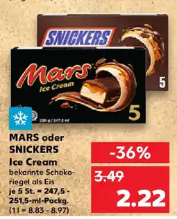 Kaufland MARS oder SNICKERS Ice Cream Angebot