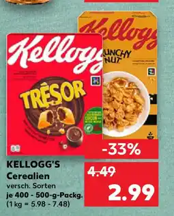 Kaufland KELLOGG'S Cerealien Angebot
