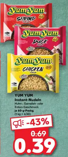 Kaufland YUM YUM Instant-Nudeln Angebot