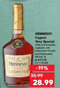Kaufland HENNESSY Cognac Very Special mild Angebot