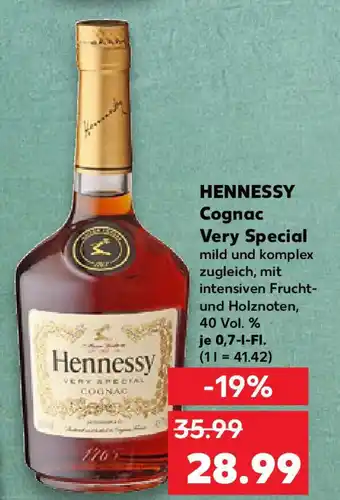 Kaufland HENNESSY Cognac Very Special mild Angebot