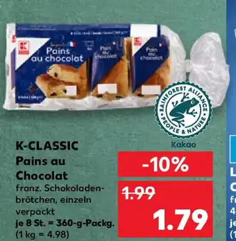 Kaufland K-CLASSIC Pains au Chocolat Angebot