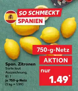 Kaufland Span. Zitronen Angebot