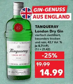 Kaufland TANQUERAY London Dry Gin Angebot