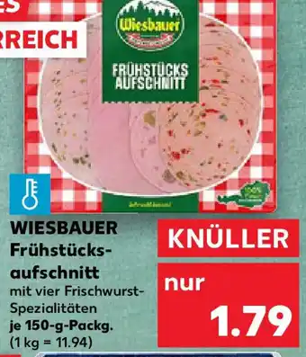 Kaufland WIESBAUER Frühstücks- aufschnitt Angebot