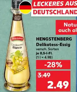 Kaufland HENGSTENBERG Delikatess-Essig Angebot
