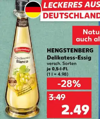 Kaufland HENGSTENBERG Delikatess-Essig Angebot