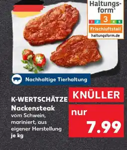 Kaufland K-WERTSCHÄTZE Nackensteak Angebot