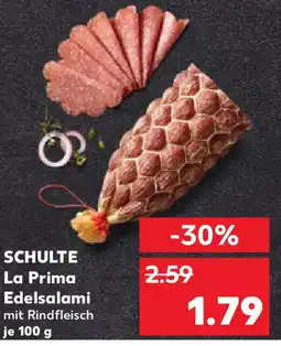 Kaufland SCHULTE La Prima Edelsalami Angebot