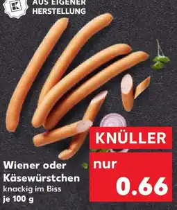 Kaufland Wiener oder Käsewürstchen Angebot