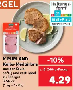 Kaufland K-PURLAND Kalbs-Medaillons Angebot