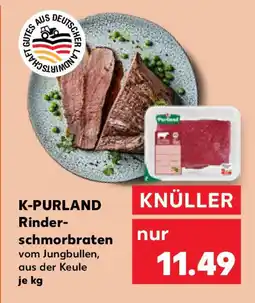 Kaufland K-PURLAND Rinder- schmorbraten Angebot