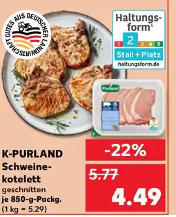 Kaufland K-PURLAND Schweine- kotelett Angebot