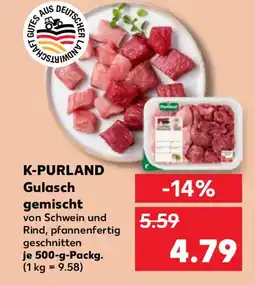 Kaufland K-PURLAND Gulasch gemischt Angebot