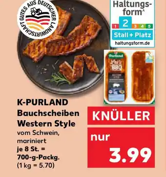 Kaufland K-PURLAND Bauchscheiben Western Style Angebot