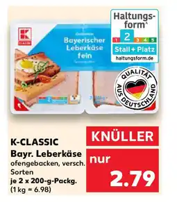 Kaufland K-CLASSIC Bayr. Leberkäse Angebot
