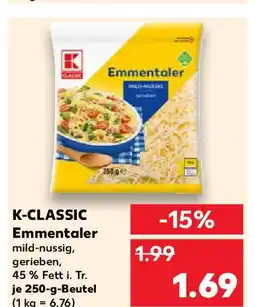 Kaufland K-CLASSIC Emmentaler Angebot