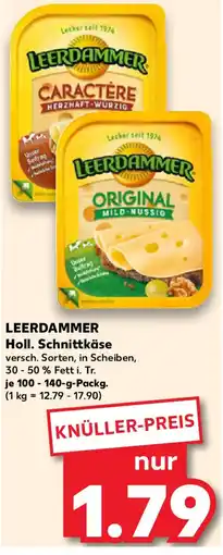 Kaufland LEERDAMMER Holl. Schnittkäse Angebot