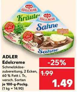 Kaufland ADLER EDELCREME Angebot
