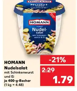 Kaufland HOMANN Nudel- salat Angebot