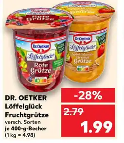 Kaufland Dr Oetker Löffelglück Fruchtgrütze Angebot