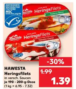 Kaufland HAWESTA Heringsfilets Angebot