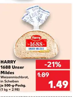 Kaufland HARRY 1688 Unser Mildes Angebot