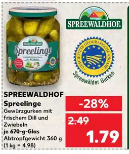 Kaufland SPREEWALDHOF Spreelinge Angebot