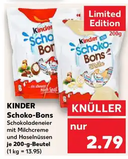 Kaufland KINDER Schoko-Bons Angebot